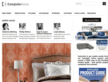 Tablet Screenshot of completehome.com.au